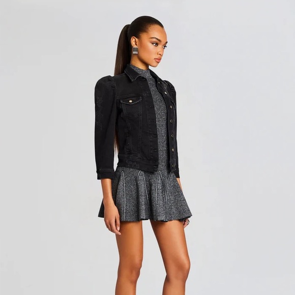 NWOT Retrofête Ada Denim Jacket - Picture 3 of 10